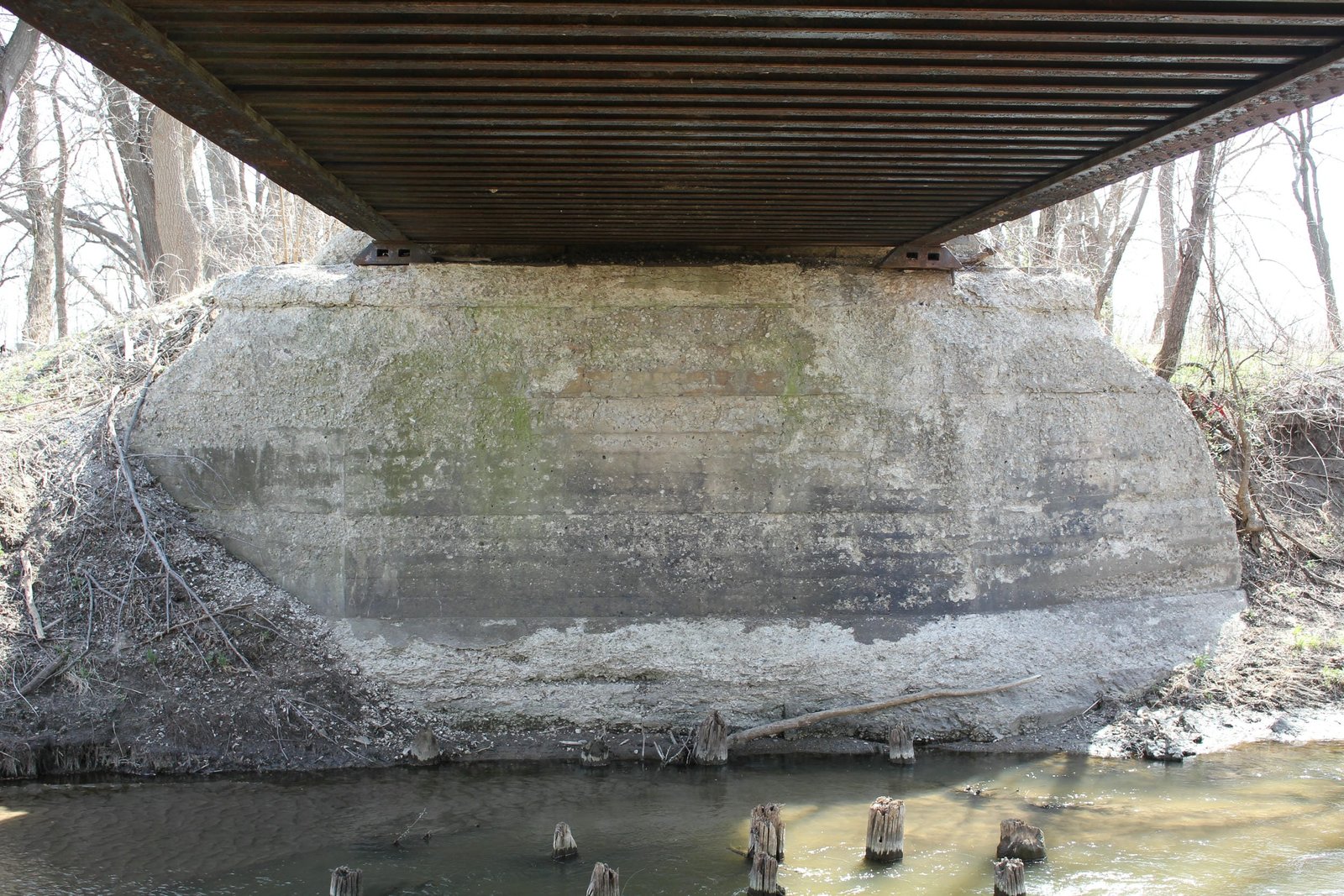 West abutment